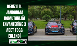 Denizli İl Jandarma Komutanlığı envanterine 3 adet TOGG eklendi