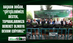 Başkan Doğan, ""Çiftçilerimize destek, topraklarımıza bereket olmaya devam ediyoruz"