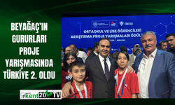 Beyağaç’ın gururları proje yarışmasında Türkiye 2. oldu