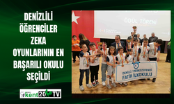 Denizlili öğrenciler zeka oyunlarının en başarılı okulu seçildi
