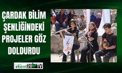 Çardak Bilim Şenliğindeki projeler göz doldurdu