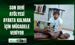 Son deri atölyesi ayakta kalmak için mücadele veriyor