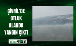 Çivril’de otluk alanda yangın çıktı