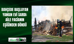 Bahçede Başlayan Yangın Evi Sardı: Aile Facianın Eşiğinden Döndü