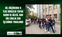 Dil düşürerek 9 ilde hırsızlık yapan kadın ve ailesi, 600 bin liralık son işlerinde yakalandı