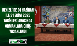 Denizli’de 01 Haziran ile 31 Ekim 2025 tarihleri arasında ormanlara giriş yasaklandı