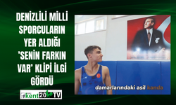 Denizlili milli sporcuların yer aldığı ’Senin Farkın Var’ klipi ilgi gördü