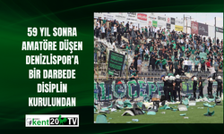 59 yıl sonra amatöre düşen Denizlispor’a bir darbede disiplin kurulundan