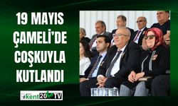 19 MAYIS ÇAMELİ’DE COŞKUYLA KUTLANDI