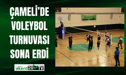 ÇAMELİ’DE VOLEYBOL TURNUVASI SONA ERDİ