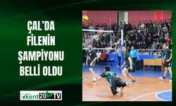 Çal’da filenin şampiyonu belli oldu