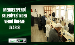 Merkezefendi Belediyesi'nden Vergi Ödeme Uyarısı