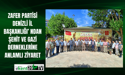 Zafer Partisi Denizli İl Başkanlığı’ ndan Şehit ve Gazi Derneklerine Anlamlı Ziyaret