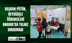 Başkan Pütün, Beyağaçlı öğrencileri Ankara’da yalnız bırakmadı