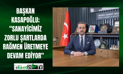 Başkan Kasapoğlu; "Sanayicimiz zorlu şartlarda rağmen üretmeye devam ediyor"