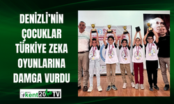 Denizli’nin çocuklar Türkiye Zeka Oyunlarına damga vurdu