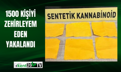 1500 kişiyi zehirleyemeden yakalandı