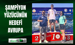 Şampiyon yüzücünün hedefi Avrupa