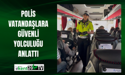 Polis vatandaşlara güvenli yolculuğu anlattı