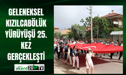 Geleneksel Kızılcabölük yürüyüşü 25. kez gerçekleşti