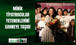 Minik Tiyatrocular Yeteneklerini Sahneye Taşıdı