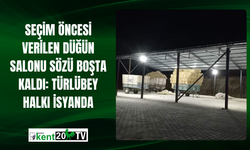 Seçim Öncesi Verilen Düğün Salonu  Sözü Boşta Kaldı: Türlübey Halkı İsyanda