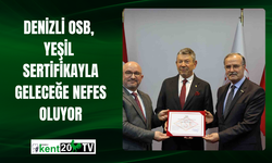 Denizli OSB, Yeşil Sertifikayla  Geleceğe Nefes Oluyor