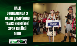 Halk oyunlarında 3 dalın şampiyonu Tavas Belediyesi Spor Kulübü oldu