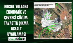 Kırsal Yollara Ekonomik ve Çevreci Çözüm: Tavas’ta Çıkma Asfalt Uygulaması