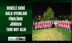Denizli Ekibi Halk Oyunları Finalinde Jüriden Tam Not Aldı