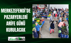 Merkezefendi’de Pazaryerleri Arife Günü Kurulacak