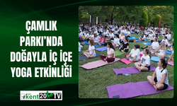 Çamlık Parkı’nda Doğayla İç İçe Yoga Etkinliği