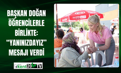 Başkan Doğan Öğrencilerle Birlikte: “Yanınızdayız” Mesajı Verdi