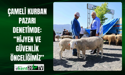 Çameli Kurban Pazarı Denetimde:  “Hijyen ve Güvenlik Önceliğimiz”