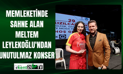 Memleketinde Sahne Alan Meltem Leylekoğlu'ndan Unutulmaz Konser