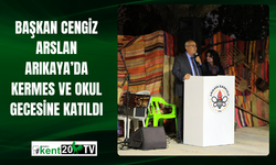 Başkan Cengiz Arslan Arıkaya’da Kermes ve Okul Gecesine Katıldı