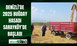 Denizli’de 2025 Buğday Hasadı Sarayköy’de Başladı