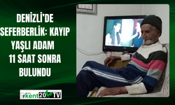 Denizli’de Seferberlik: Kayıp Yaşlı Adam 11 Saat Sonra Bulundu