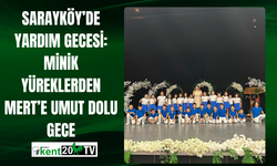 Sarayköy’de Yardım Gecesi: Minik Yüreklerden Mert’e Umut Dolu Gece
