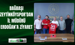 Bağbaşı Zeytinköyspor’dan İl Müdürü Erdoğan’a Ziyaret