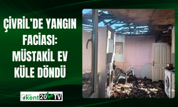 Çivril’de Yangın Faciası: Müstakil Ev Küle Döndü