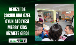 Denizli’de Çocuklara Özel Oyun Atölyesi Merry Kids Hizmete Girdi