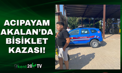 Acıpayam Akalan’da Bisiklet Kazası!