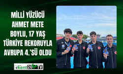 Milli Yüzücü Ahmet Mete Boylu, 17 Yaş Türkiye Rekoruyla Avrupa 4.’sü Oldu