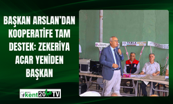 Başkan Arslan’dan Kooperatife Tam Destek: Zekeriya Acar Yeniden Başkan