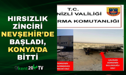 Hırsızlık Zinciri Nevşehir’de Başladı, Konya’da Bitti