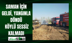 Saman İçin Geldi, Yangınla Döndü: Köylü Sessiz Kalmadı