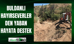 Buldanlı Hayırseverlerden Yaban Hayata Destek