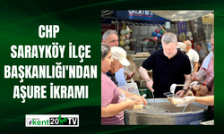CHP Sarayköy İlçe Başkanlığı'ndan Aşure İkramı