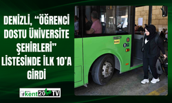 Denizli, “Öğrenci Dostu Üniversite Şehirleri” Listesinde İlk 10’a Girdi